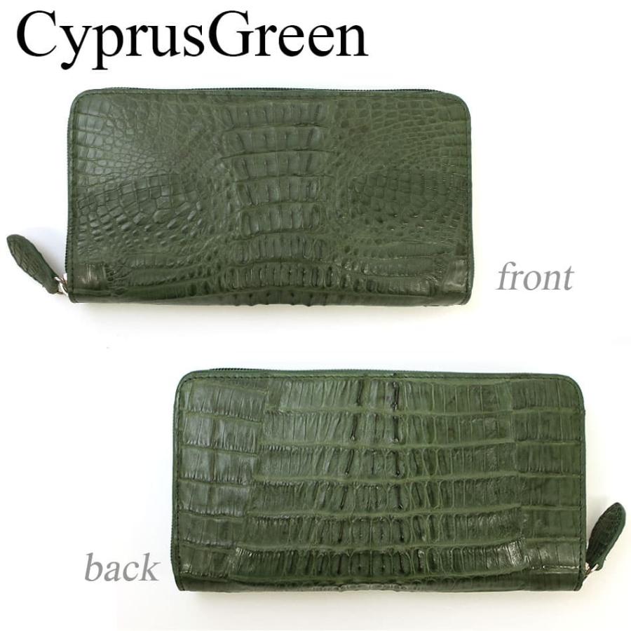 ロングウォレット ワニ革 送料無料 本革 エキゾチックレザー 長財布 カイマン 鰐 ワニ わに メンズ