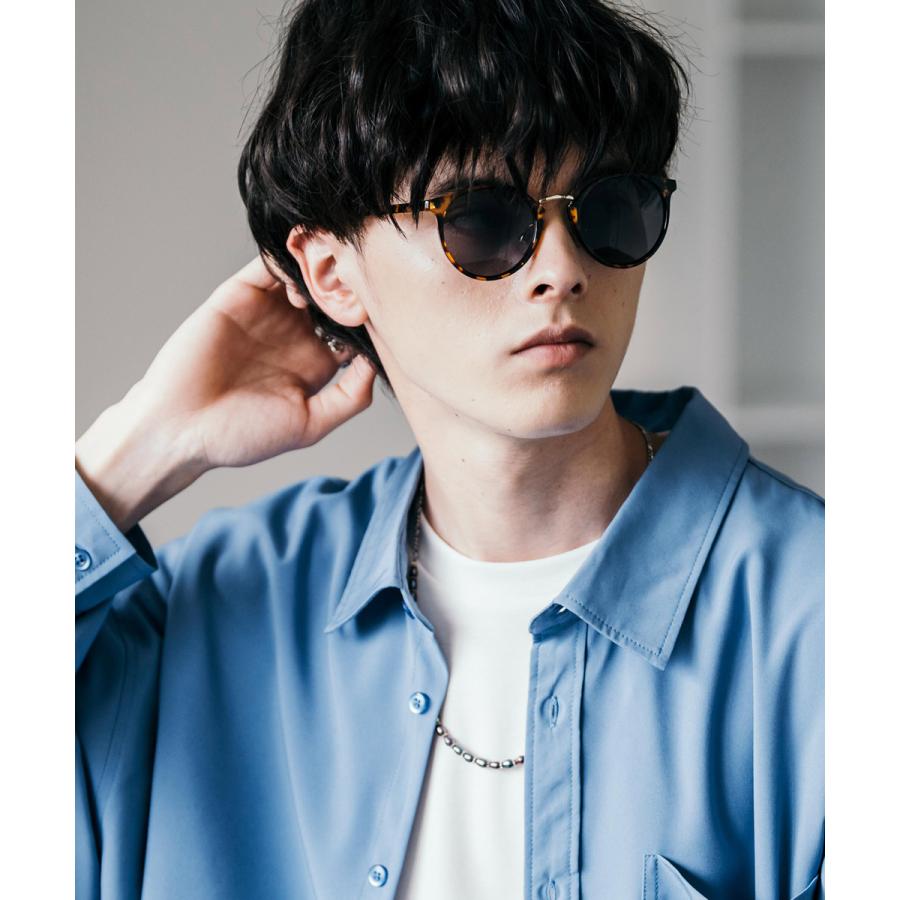 サングラス カラーレンズ メンズ レディース 伊達メガネ 丸眼鏡 丸型