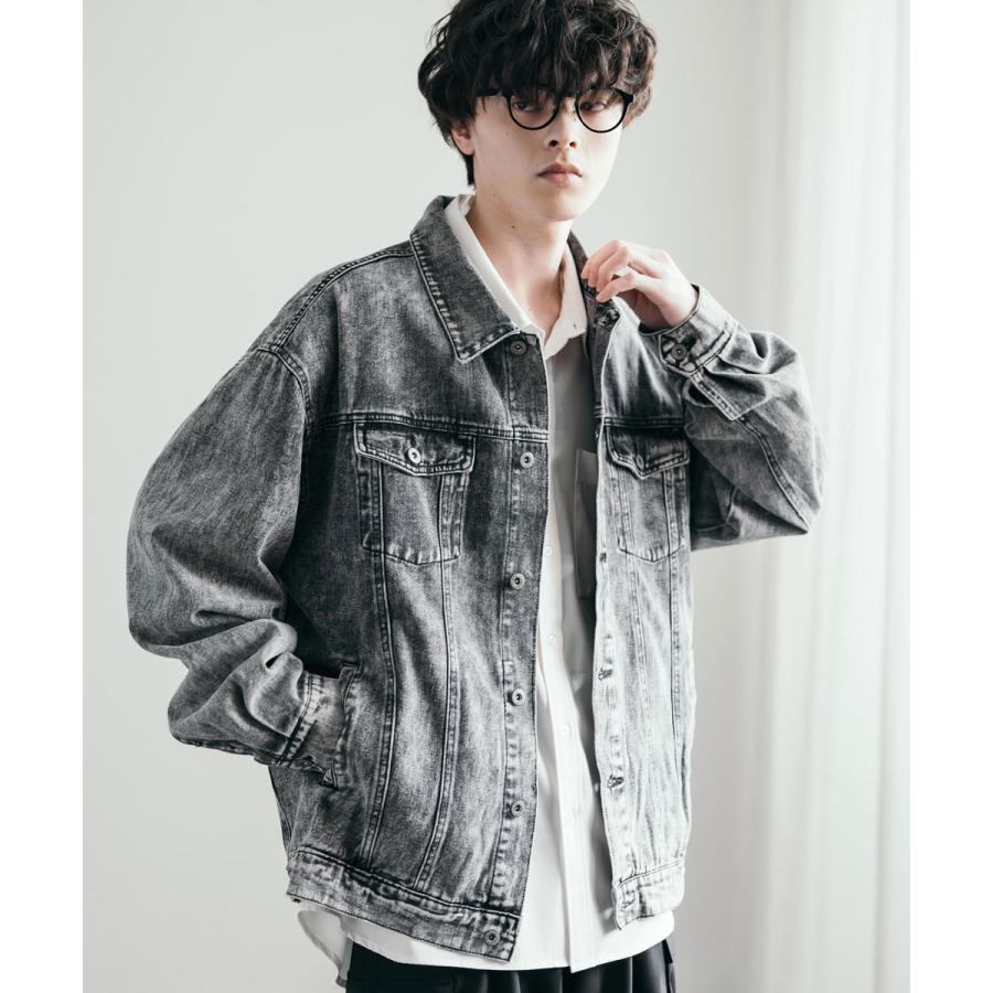 デニムジャケット メンズ レディース ジャケット アウター オーバー
