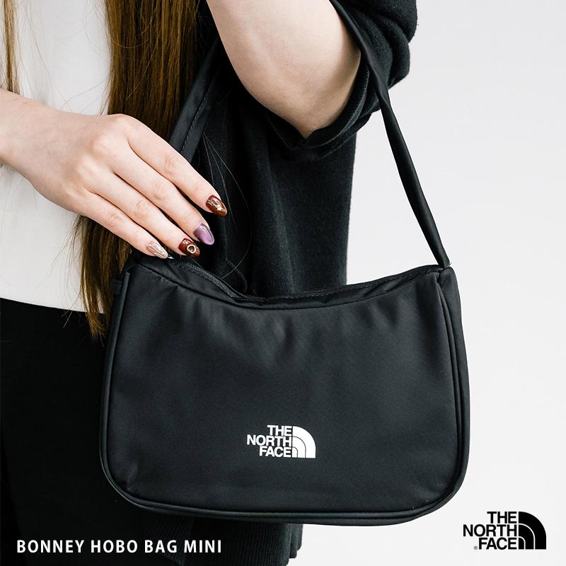 韓国限定　ノースフェイス　ホワイトレーベル　黒　ボニーホーボーバッグ　L♪ THE NORTH FACE（ザ ノースフェイス） WHITE LABEL ボーニー 韓国 限定