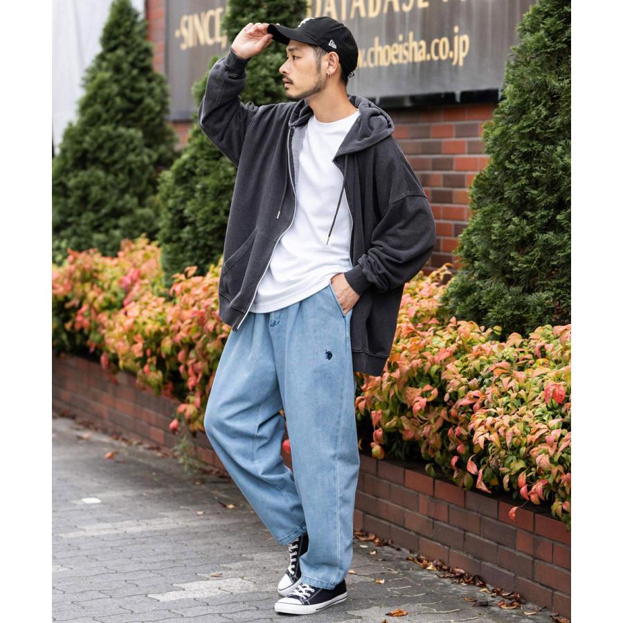 us.polo assn 古着 極太 ワイドカーゴデニム y2k ストリート U.S. POLO ASSN.（ユーエスポロアッスン） バルーンパンツ デニム TC