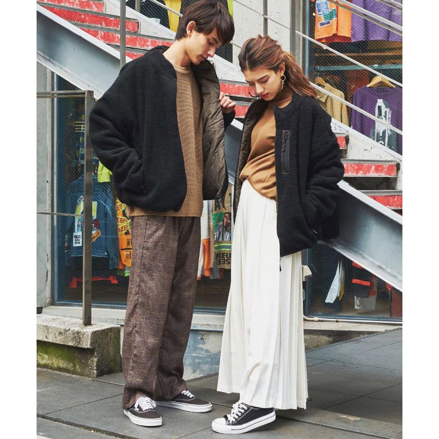 ボアジャケット メンズ レディース ブルゾン アウター フリース リバーシブル キルティング ビッグシルエット 防寒 2way カジュアル 7568 Rocky Monroe 通販 Yahoo ショッピング
