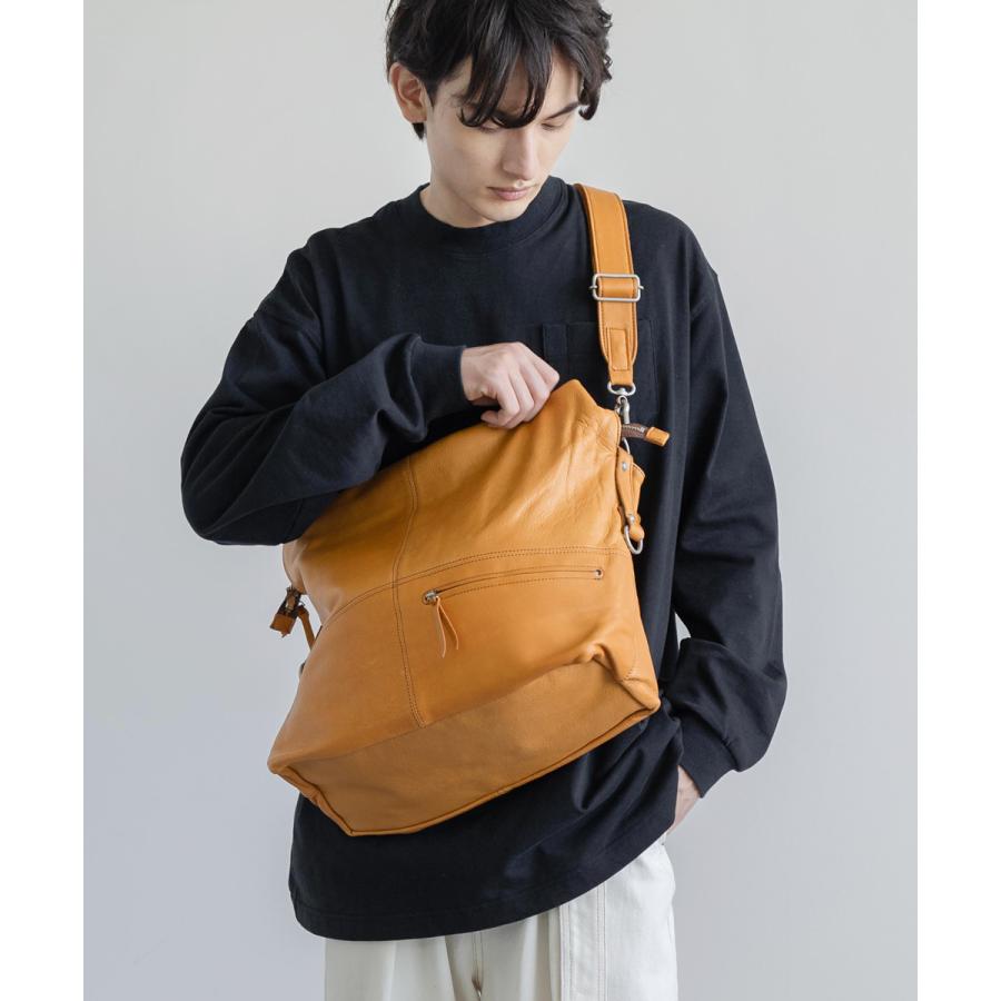 ショルダーバッグ エディターズ メンズ 本革 牛革 オイルレザー 斜めがけ 2WAY トート ボストン 鞄 大容量 A4 通勤 通学 ビジネス カジュアル シンプルの画像