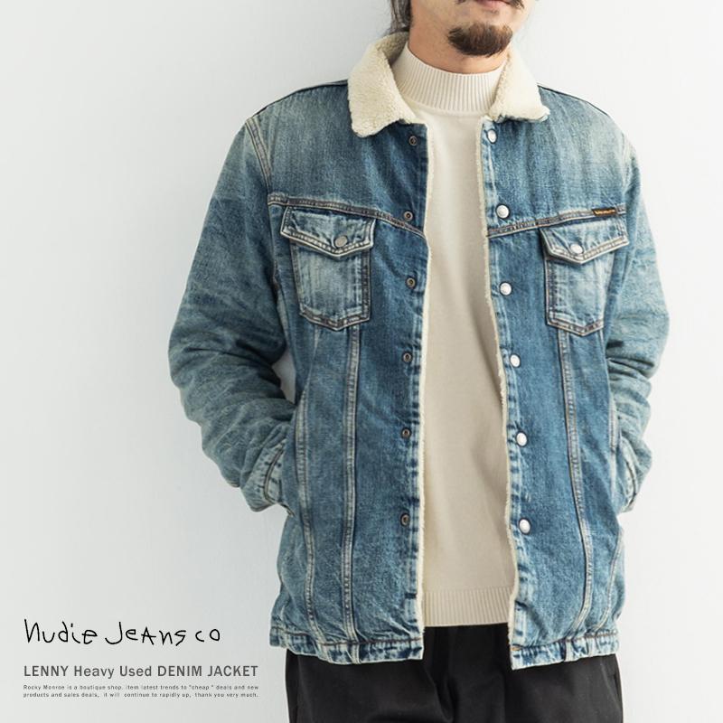 Nudie Jeans ヌーディージーンズ 160568 デニムジャケット メンズlenny レニー オーガニックコットン 裏ボア Gジャン 防寒 暖かい Fcs Uto Edu Bo Index Php