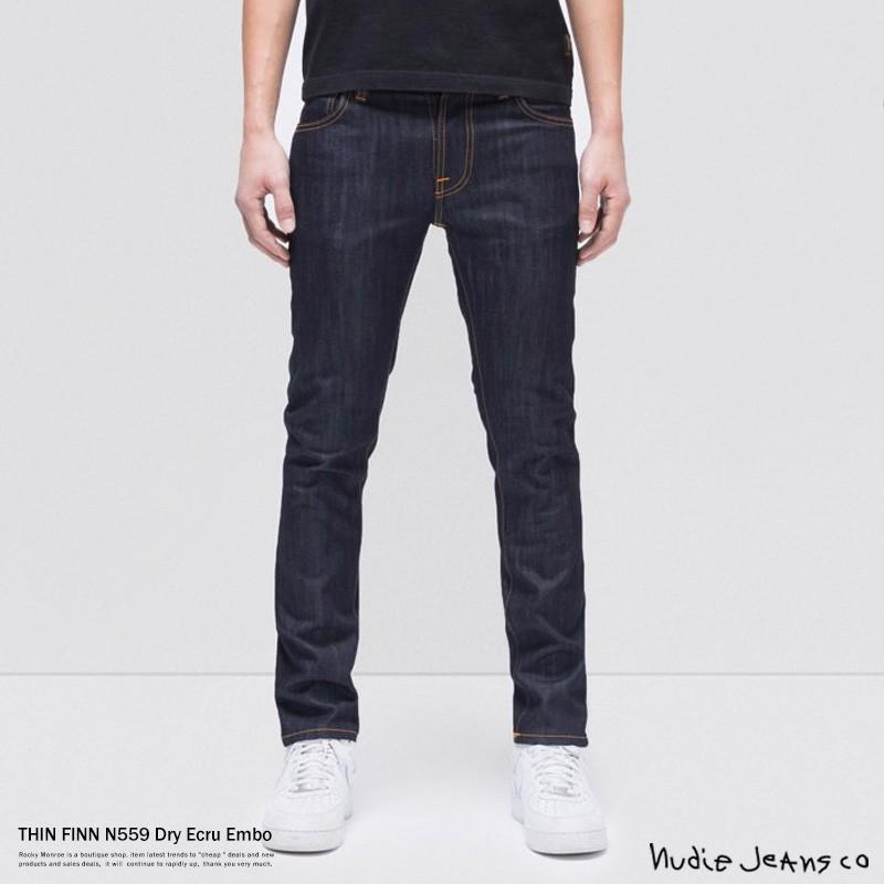 Nudie Jeans ヌーディージーンズ THIN FINN N559 Dry Ecru Embo 