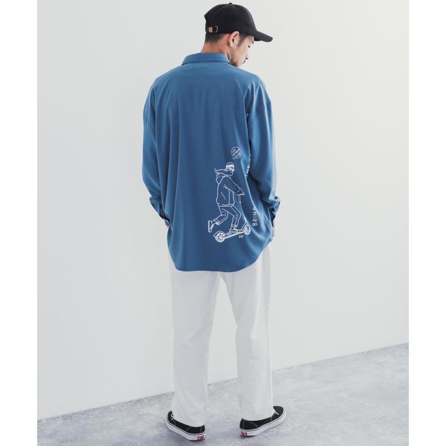 シャツ メンズ レディース 長袖 オーバーサイズ ビッグシルエット ルーズ ゆったり プリント イラスト ストリート カジュアル 9671 Rocky Monroe 通販 Yahoo ショッピング