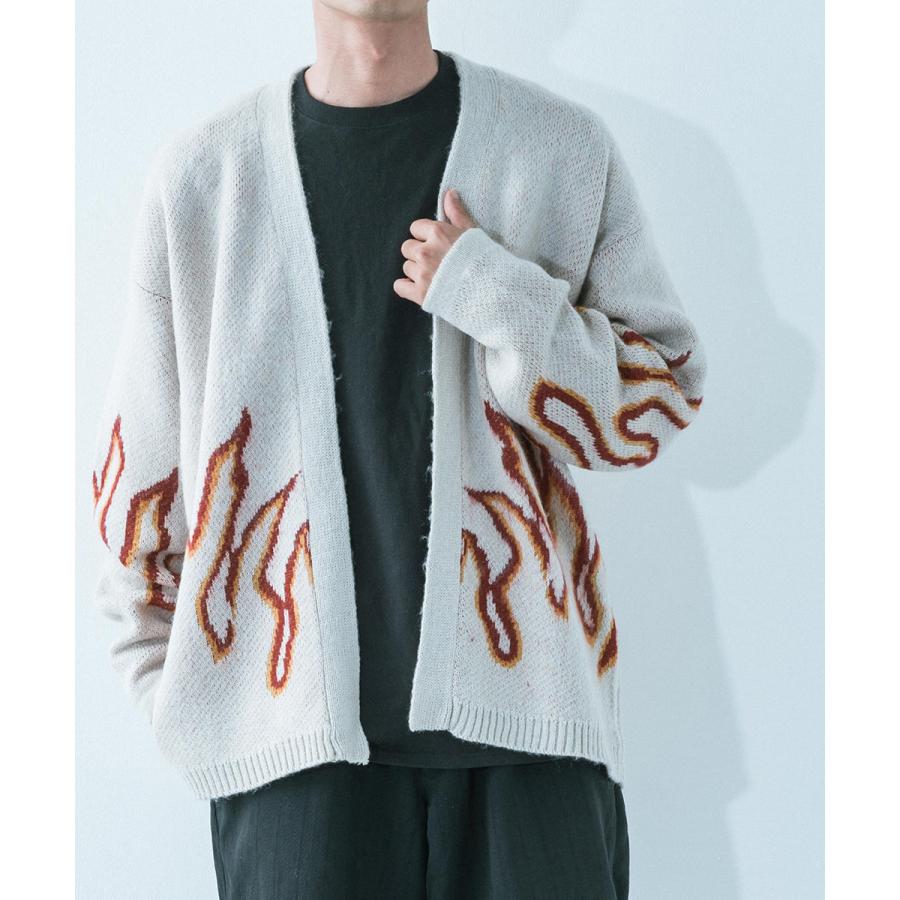 カーディガン メンズ ニット セーター カジュアル ストリート リラックス ビッグシルエット 重ね着 5ゲージ モヘアタッチ ゆったり 9779 Rocky Monroe 通販 Yahoo ショッピング