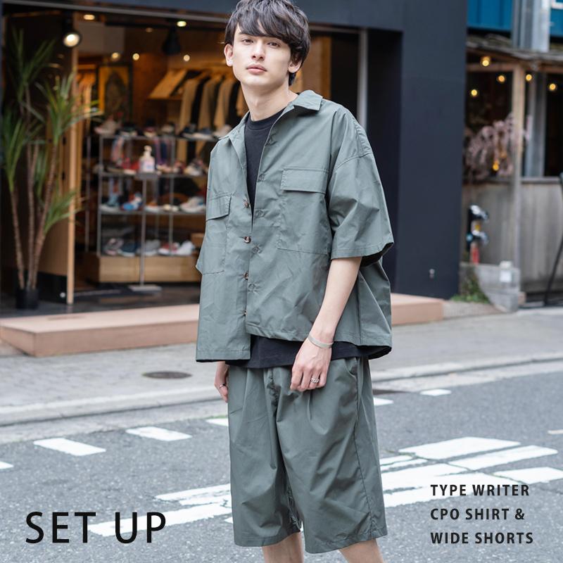 セットアップ Cpo シャツジャケット 半袖 ハーフパンツ メンズ レディース ビッグシルエット ショート 半 短 カジュアル ストリート タック イージー ベージュ 9961 Rocky Monroe 通販 Yahoo ショッピング