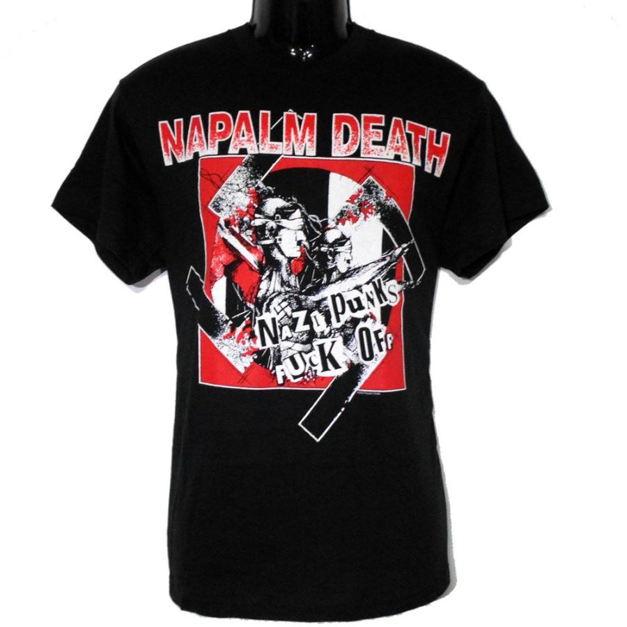NAPALM DEATH Tシャツ NAZI PUNKS FUCK OFF 正規品 : ロックユー 