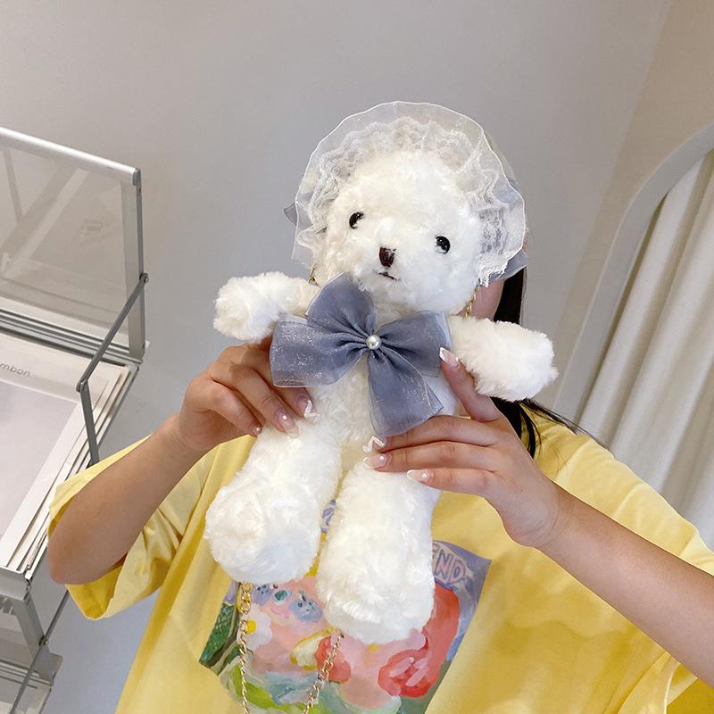 バッグ Lolita ロリータ 熊 クマ ショルダーバッグ ぬいぐるみ 子供 女の子 レディース 蝶結び ゆめかわいい 可愛い ふわふわ モコモコ 小さめ プレゼント Lobag006 ロッキースター 通販 Yahoo ショッピング