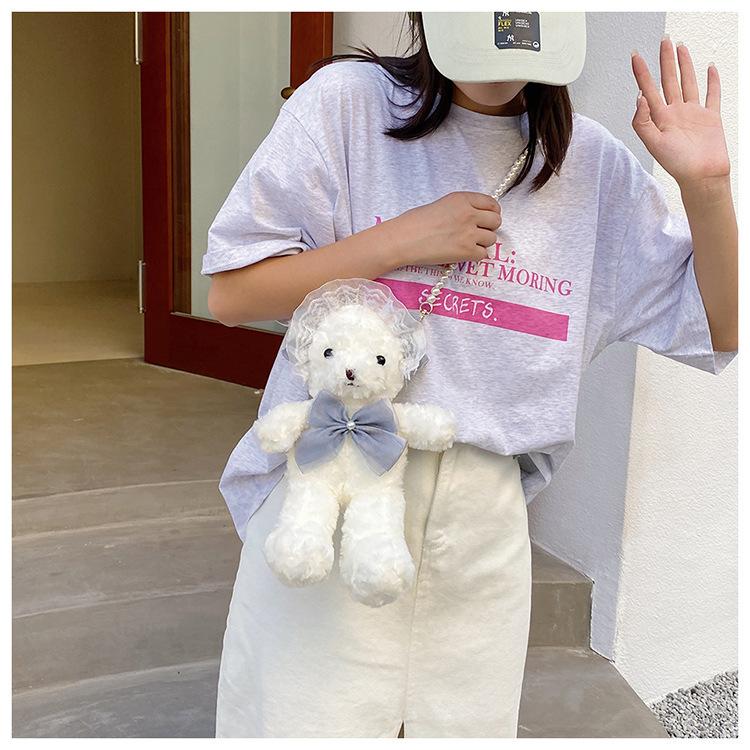 バッグ Lolita ロリータ 熊 クマ ショルダーバッグ ぬいぐるみ 子供 女の子 レディース 蝶結び ゆめかわいい 可愛い ふわふわ モコモコ 小さめ プレゼント Lobag006 ロッキースター 通販 Yahoo ショッピング
