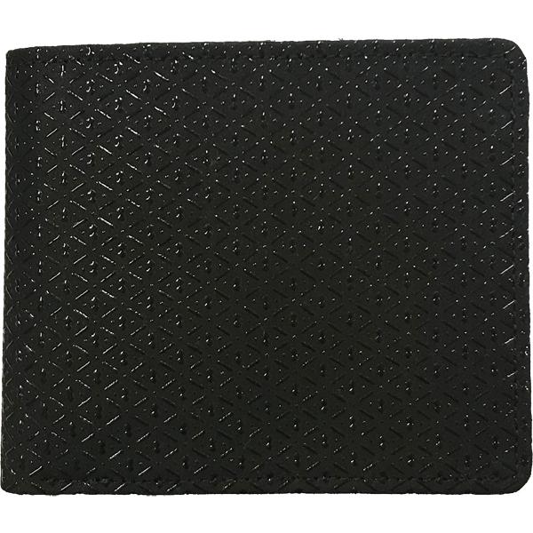 印伝折財布 印傳屋上原勇七 INDEN-YA No.2006札入れ 007ひょうたん 黒地黒漆