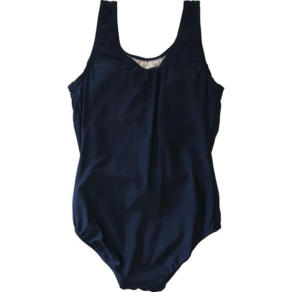 女子UVカットワンピーススクール水着 [ネイビー] 865645-s 140 : 総合
