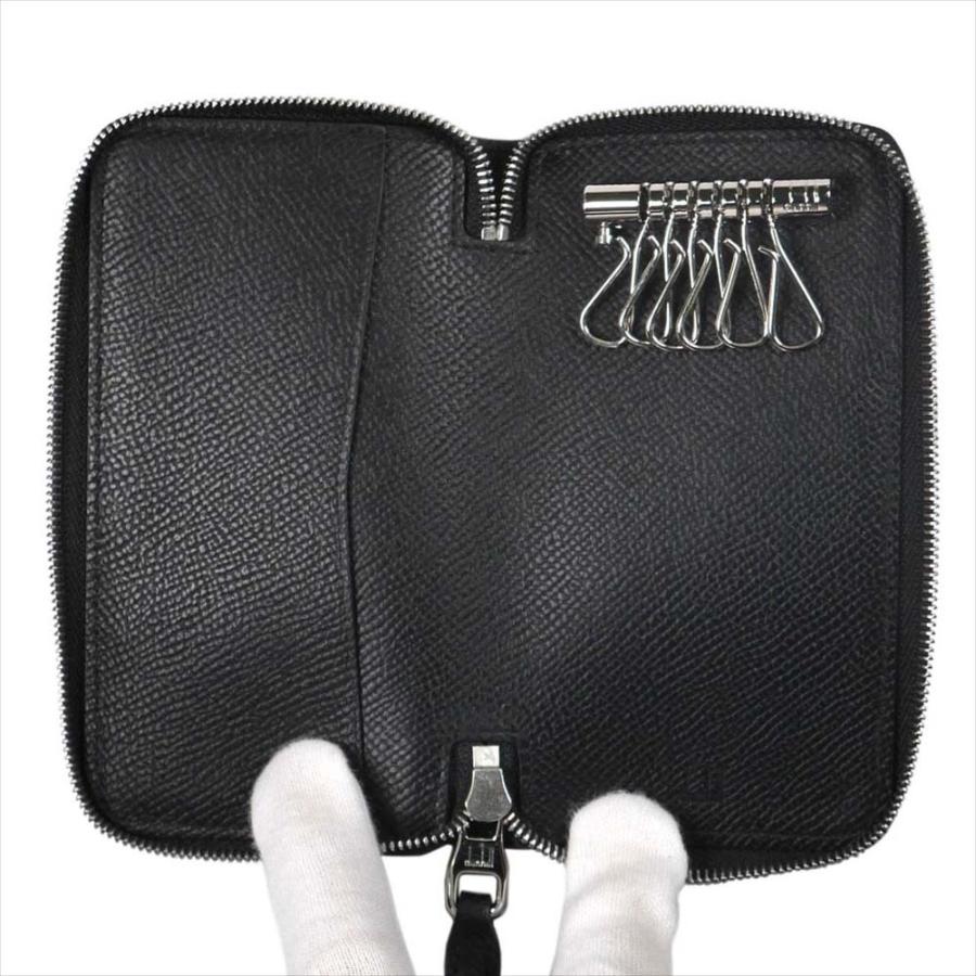 ダンヒル 19F22Z2CA001R キーケース メンズ dunhill ダンヒル CADOGAN ファスナー式 キーケース