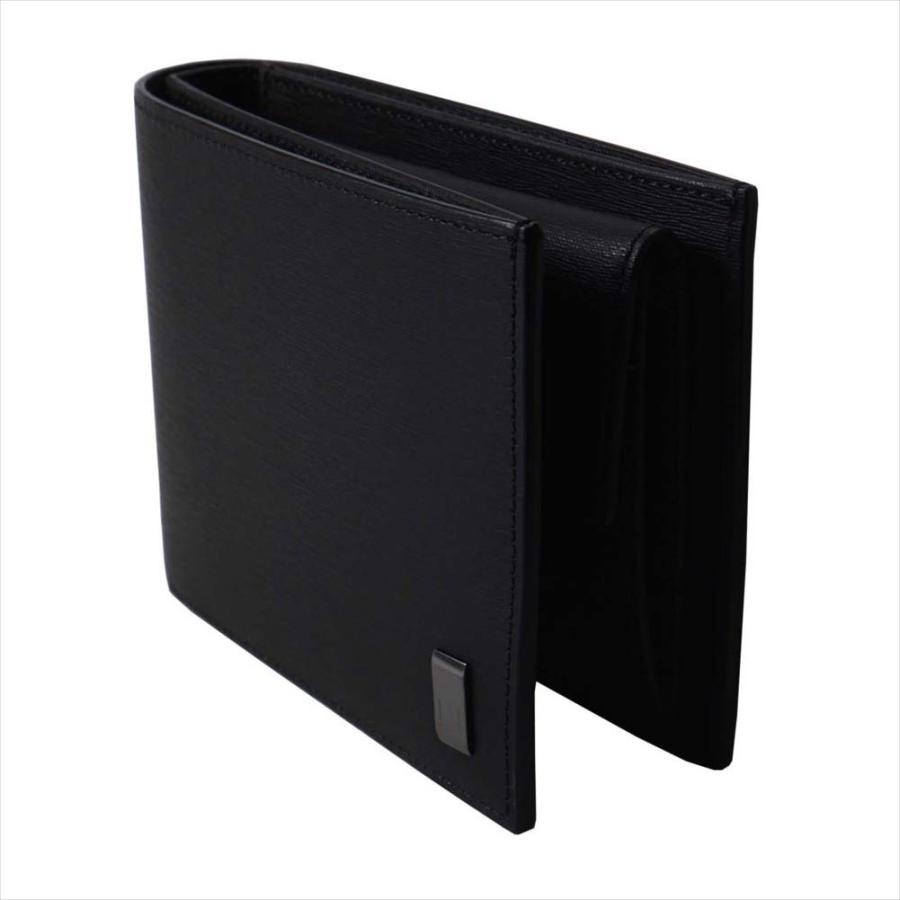 dunhill ダンヒル SIDECAR GUNMETAL 二つ折り財布 小銭入れ有り  