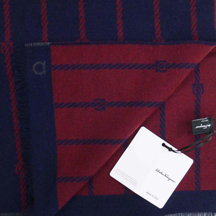 FERRAGAMO サルヴァトーレ フェラガモ マフラー 100% WOOL ウール 
