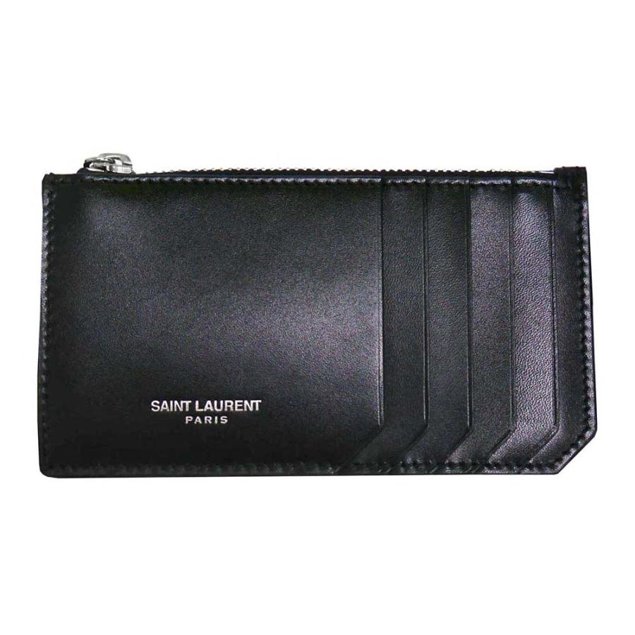 サンローランパリ カードケース フラグメントケース ブラック 609362 新品 SAINT LAURENT - サンローランパリ カードケース フラグメントケース