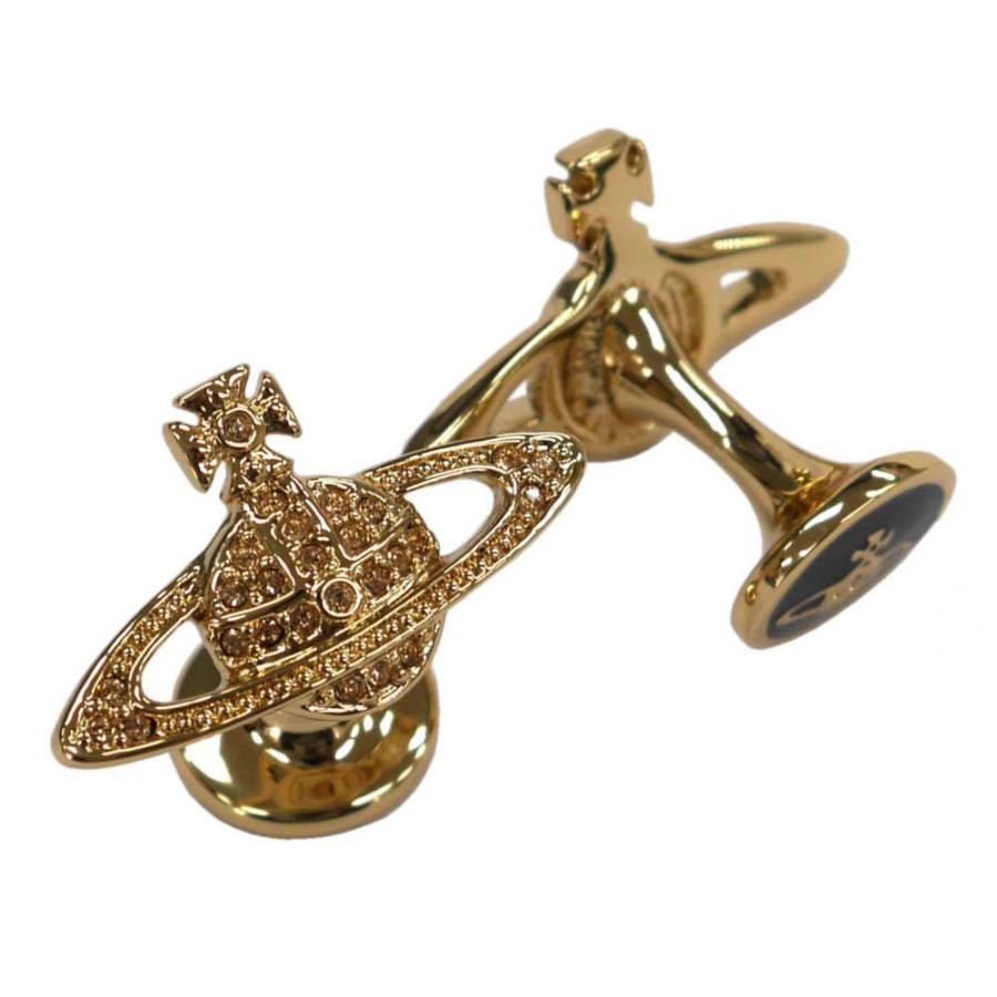 【未使用品】ヴィヴィアン カフス 770271B/2 ゴールド オーブ Vivienne Westwood MAN 【当店在庫有】ヴィヴィアン ウエストウッド