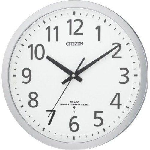 【GINGER掲載商品】 シチズン 電波時計 アナログ 8MY462-019 オフィス用 スペイシーM462 壁掛け時計 掛け時計、壁掛け時計