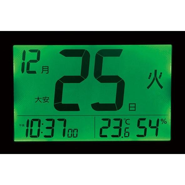 Rhythm 電波壁掛け置き兼用時計 8rz8sr06 フィットウェーブカレンダーd8 デジタル カレンダー 六曜 リズム時計工業 8rz8sr06 Rocobi 通販 Yahoo ショッピング