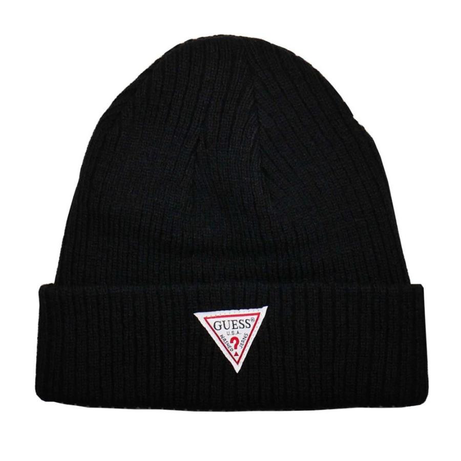 STONE  ブラック ニット帽 セッションズ（SESSIONS）（メンズ）ニット帽 ベーシック カフ WATCH