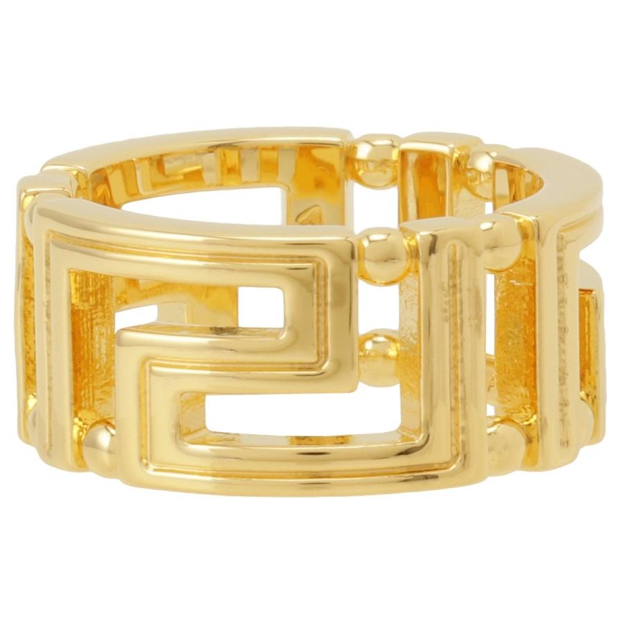 VERSACE ヴェルサーチ グレカ リング 指輪 DG57594 DJMT VERSACE ヴェルサーチ DG57594-DJMT-D00H 23号 グレカモチーフ