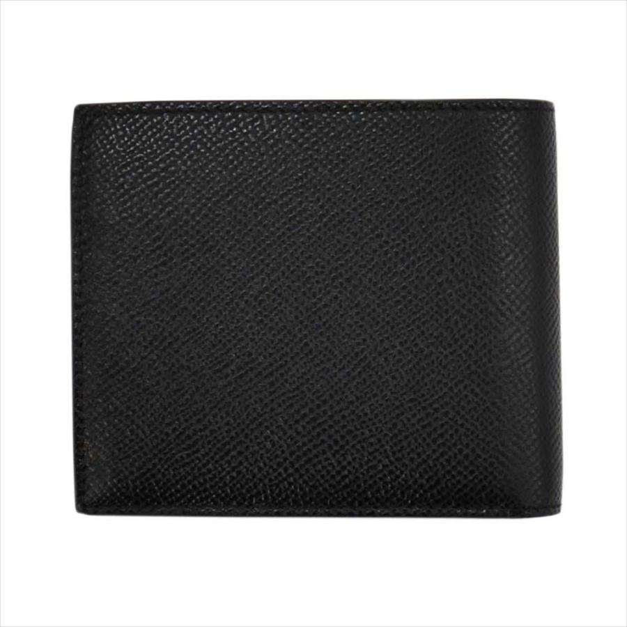 【現行☆未使用級】dunhill 折りたたみ財布 ブラック 型押しロゴ dunhill（ダンヒル） 二つ折り財布 メンズ CADOGAN カドガン レザー