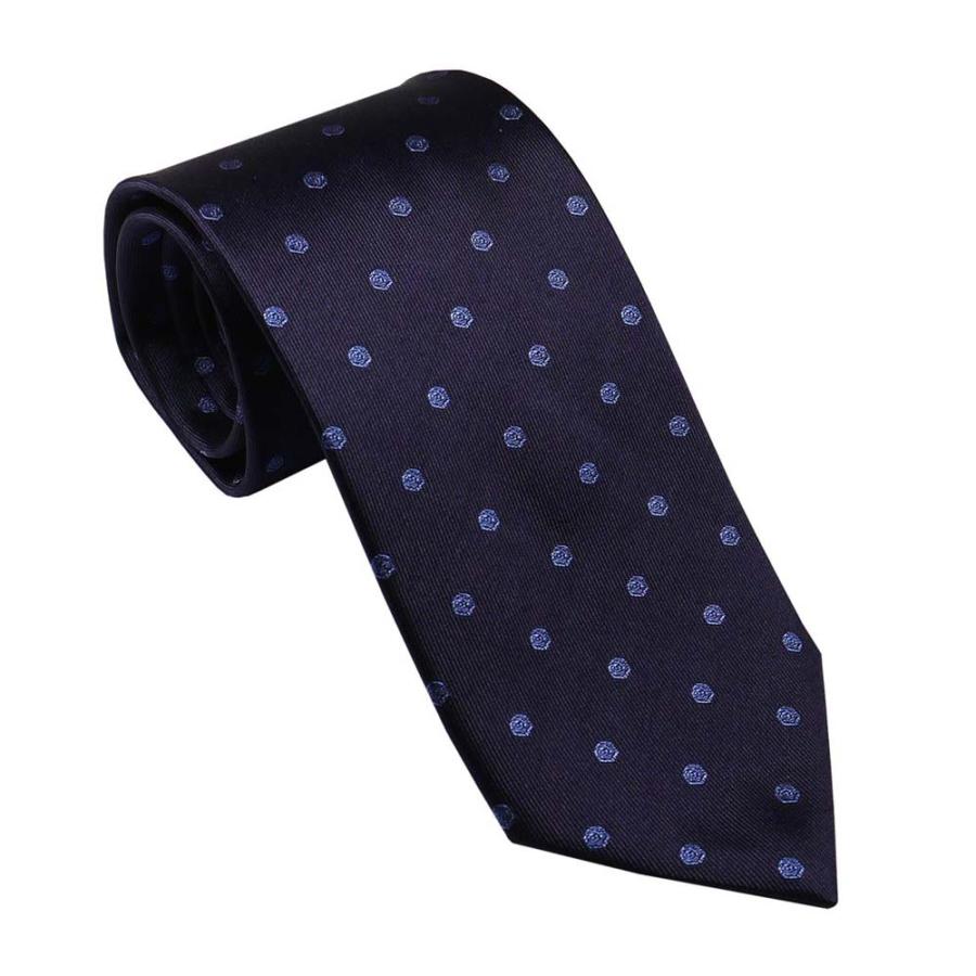 dunhill ダンヒル ネクタイ ネイビー DU21RPTW1D2410R 約8cm 人気 