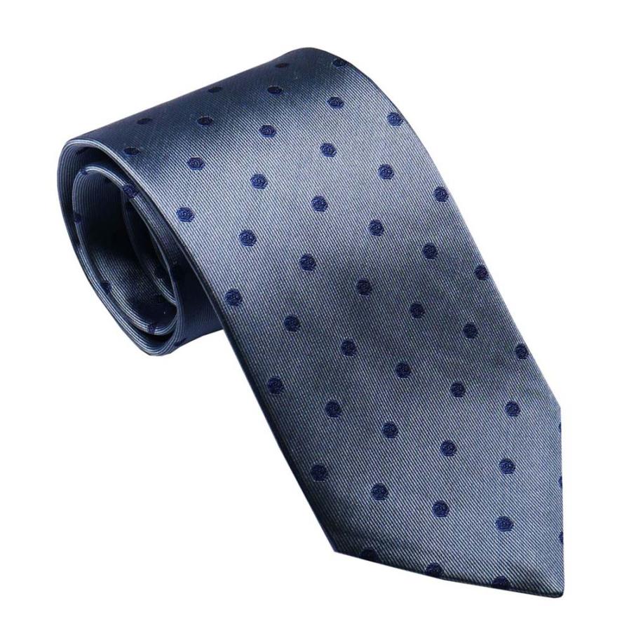 dunhill（ダンヒル） ネクタイ ライトブルー DU21RPTW1D2441R ドット柄