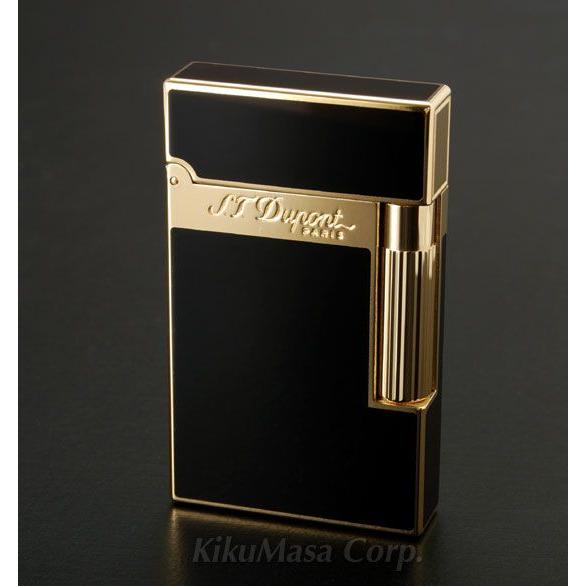 デュポン ライター 黒金 S.T. Dupont ガスライター dupont ST