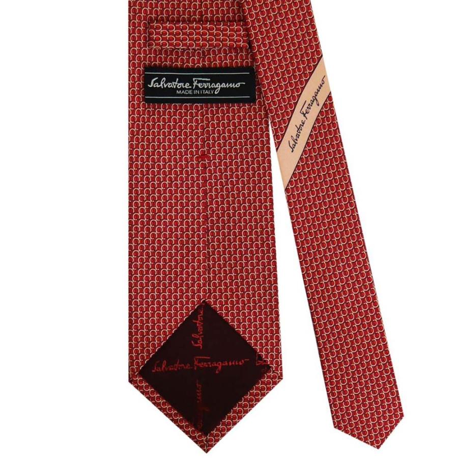FERRAGAMO（フェラガモ） ネクタイ 0692893 レッド系 サルヴァトーレ