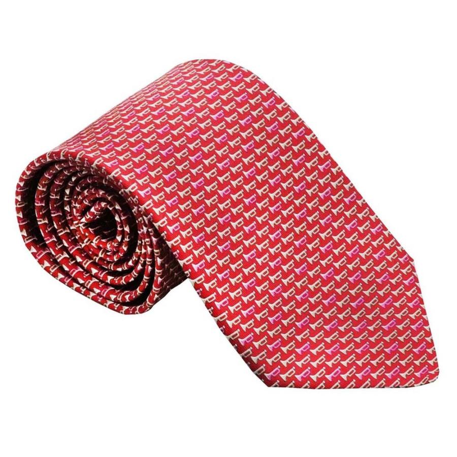 FERRAGAMO（フェラガモ） ネクタイ 714005 レッド系 トランペット 