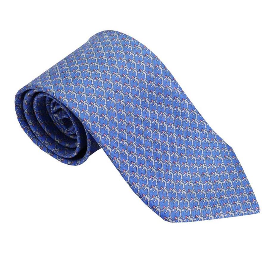 FERRAGAMO（フェラガモ） ネクタイ 724376 ライトブルー系