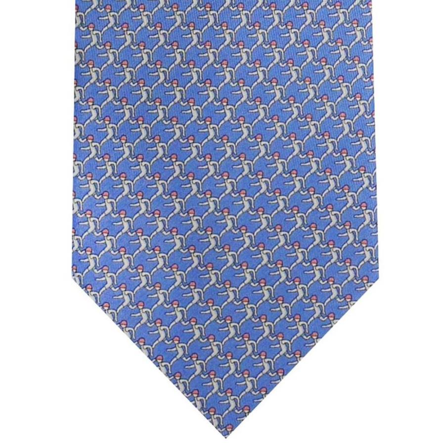 Ferragamo ネクタイ ライトブルー パターン柄 総柄 FERRAGAMO（フェラガモ） ネクタイ 724376 ライトブルー系