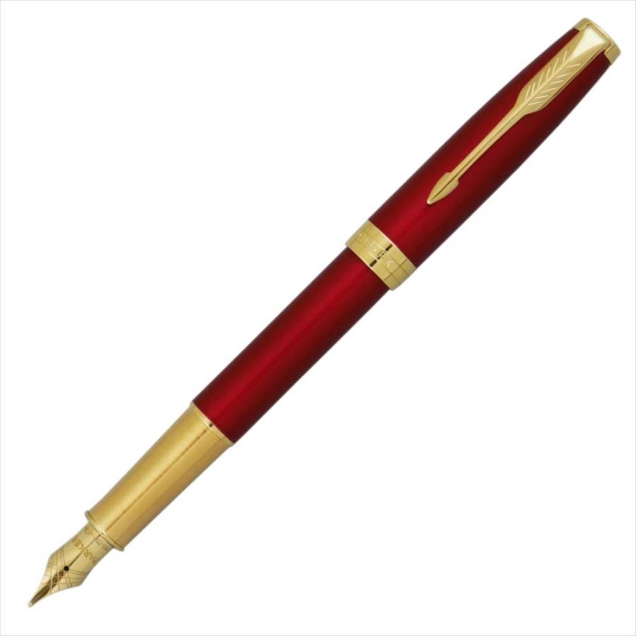 PARKER（パーカー） ソネット レッド GT 万年筆 ペン先 F（細字