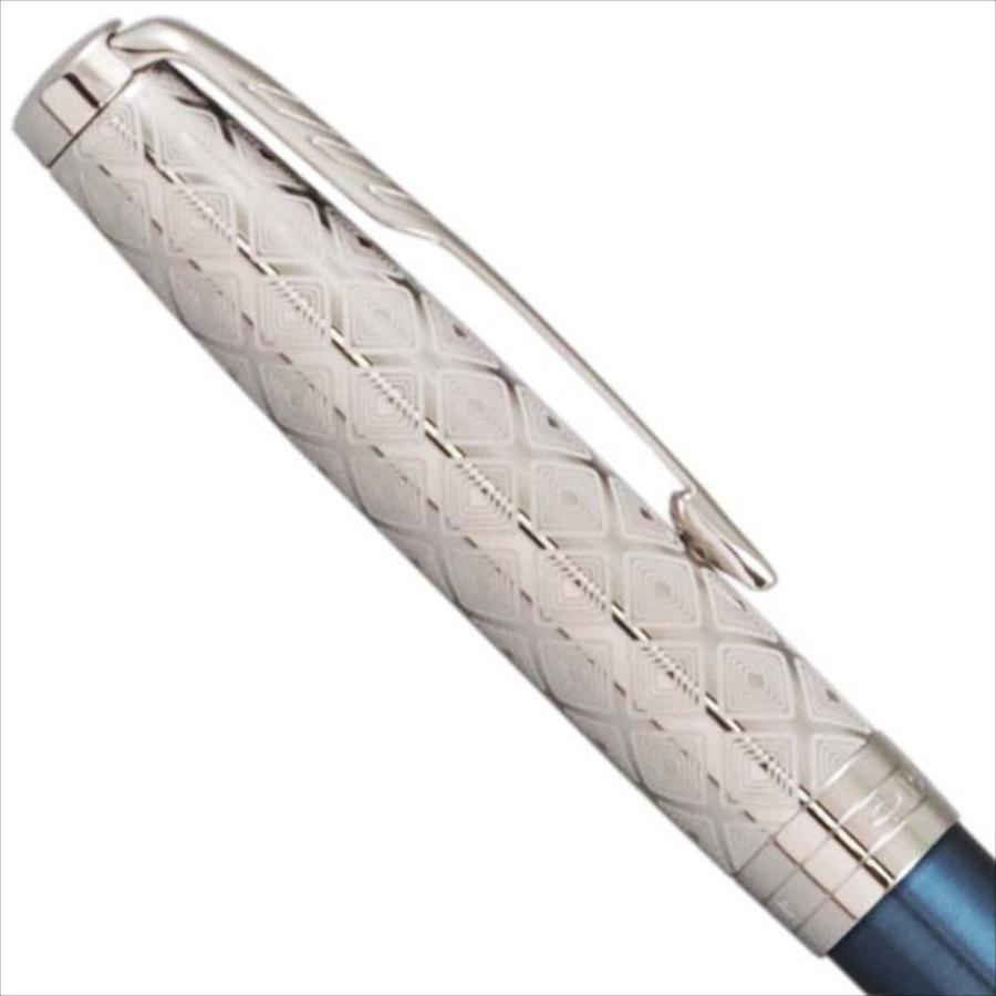 PARKER（パーカー） ソネット プレミアム メタル＆ブルー CT 油性
