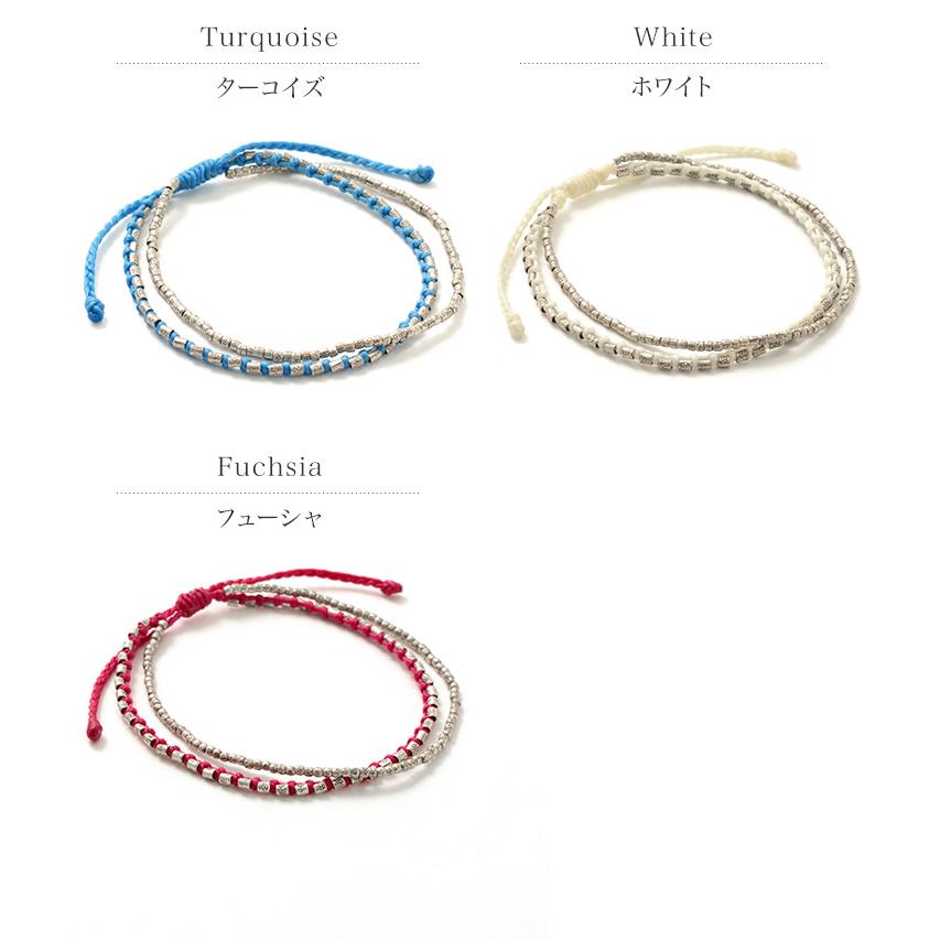 ROCOCO（ロココ） phaduA (パドゥア） 二連 アンクレット シルバー