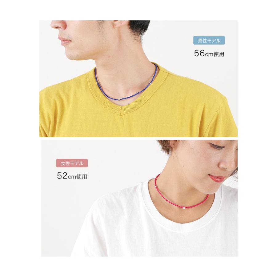 phaduA (パ・ドゥア） ワックスコード カレンシルバー ネックレス / アンクレット / ブレスレット / 3way | ROCOCO | 18