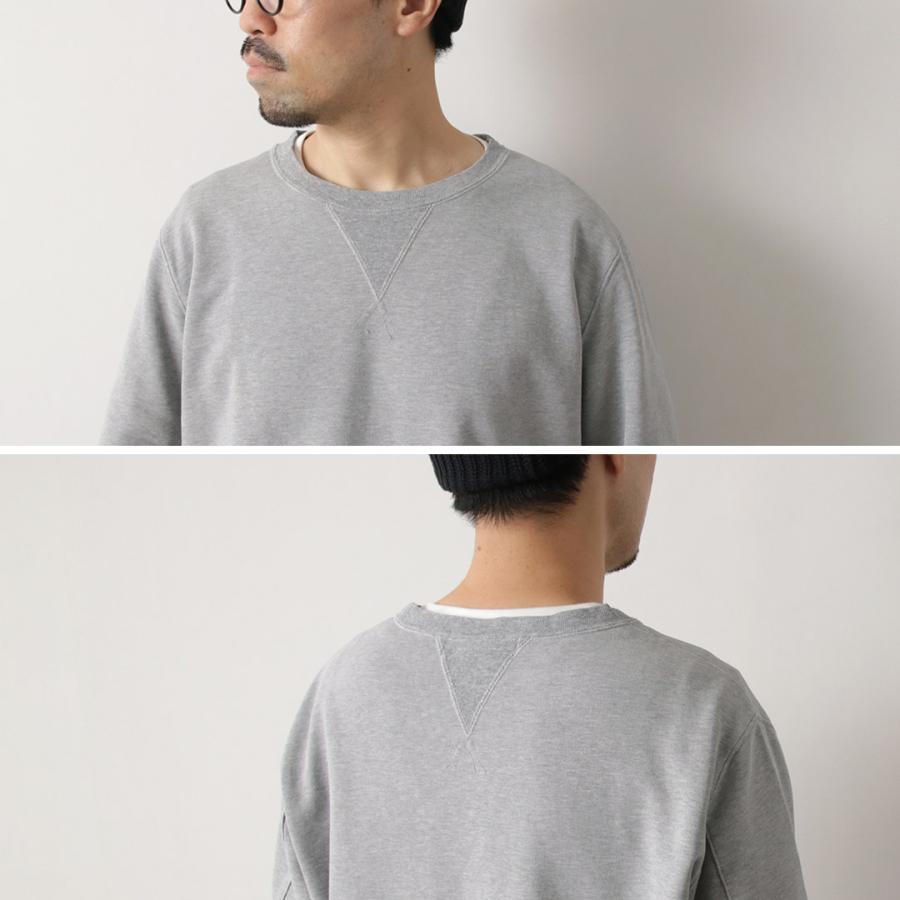 REMI RELIEF レミレリーフ 両V スウェット トレーナー REMI RELIEF RELIEF（レミレリーフ） SP加工裏毛クルー（無地