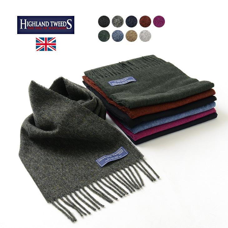 Highland Tweeds ハイランドツイード ラムウール マフラー メンズ レディース 無地 イギリス製 Rococo メンズ ファッション 通販 Paypayモール