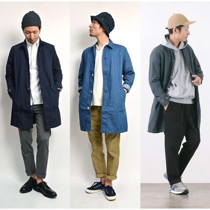 Rococo ロココ タイプライター サマーコート デニム スプリングコート New Arrival 日本製 コート コットン メンズ