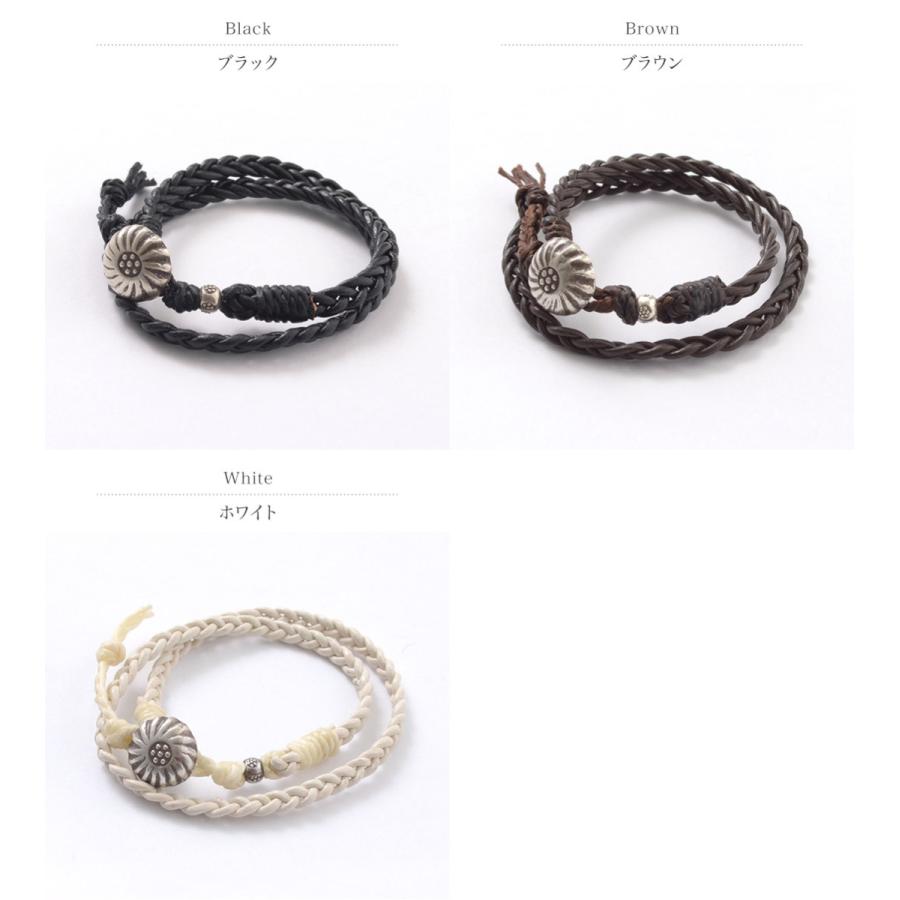 国内外の人気集結 ブレイディッド 1 5mm レザー ブレスレット 2ラップ カレンシルバー メンズ レディース ペア可 ミサンガ Phadua パ ドゥア 3 080円 Aynaelda Com