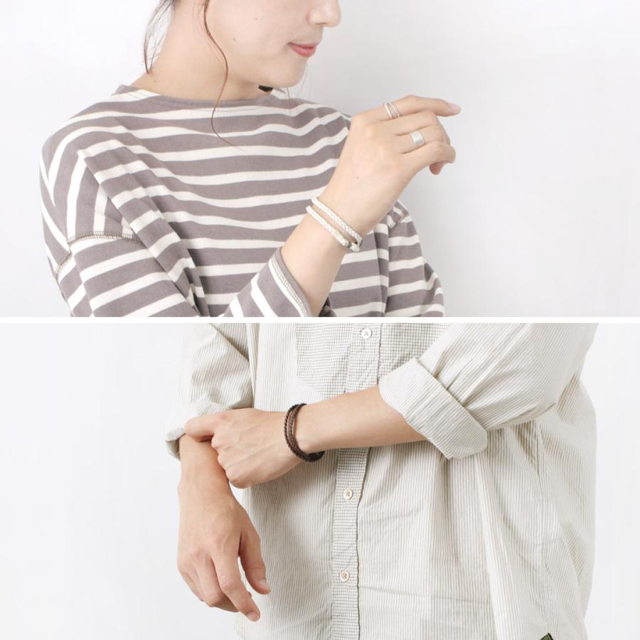 国内外の人気集結 ブレイディッド 1 5mm レザー ブレスレット 2ラップ カレンシルバー メンズ レディース ペア可 ミサンガ Phadua パ ドゥア 3 080円 Aynaelda Com