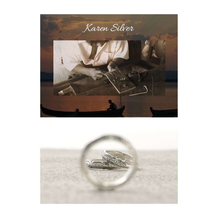 カレンシルバーリング / 指輪 / シルバー / メンズ レディース / ペア可 / リーフの画像