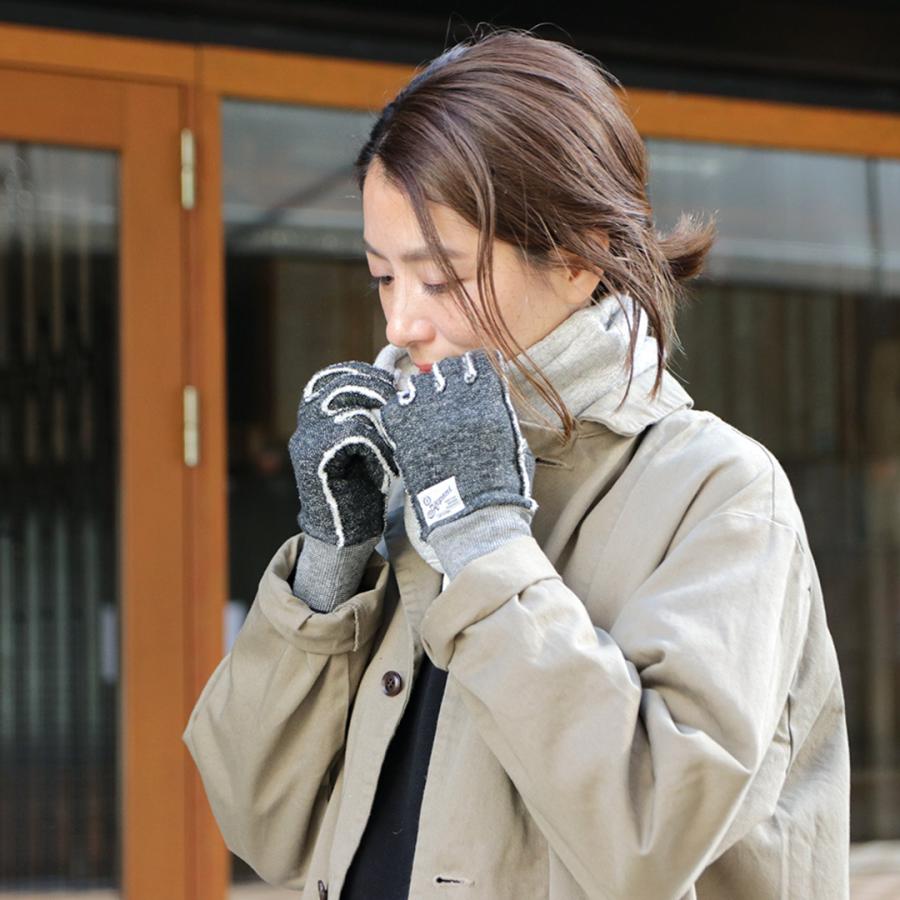 KEPANI（ケパニ） ラフィー裏起毛 スウェット グローブ / 手袋 スマホ対応刺繍 サワロ-2 メンズ レディース 日本製 | Kepani | 06