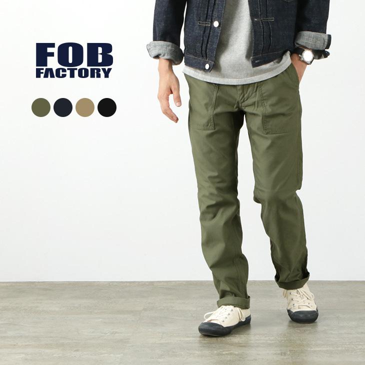 FOB FACTORY（FOBファクトリー） F0431 ベイカーパンツ / ベーカー / ファティーグパンツ / ワークパンツ / メンズ / 日本製｜rococo