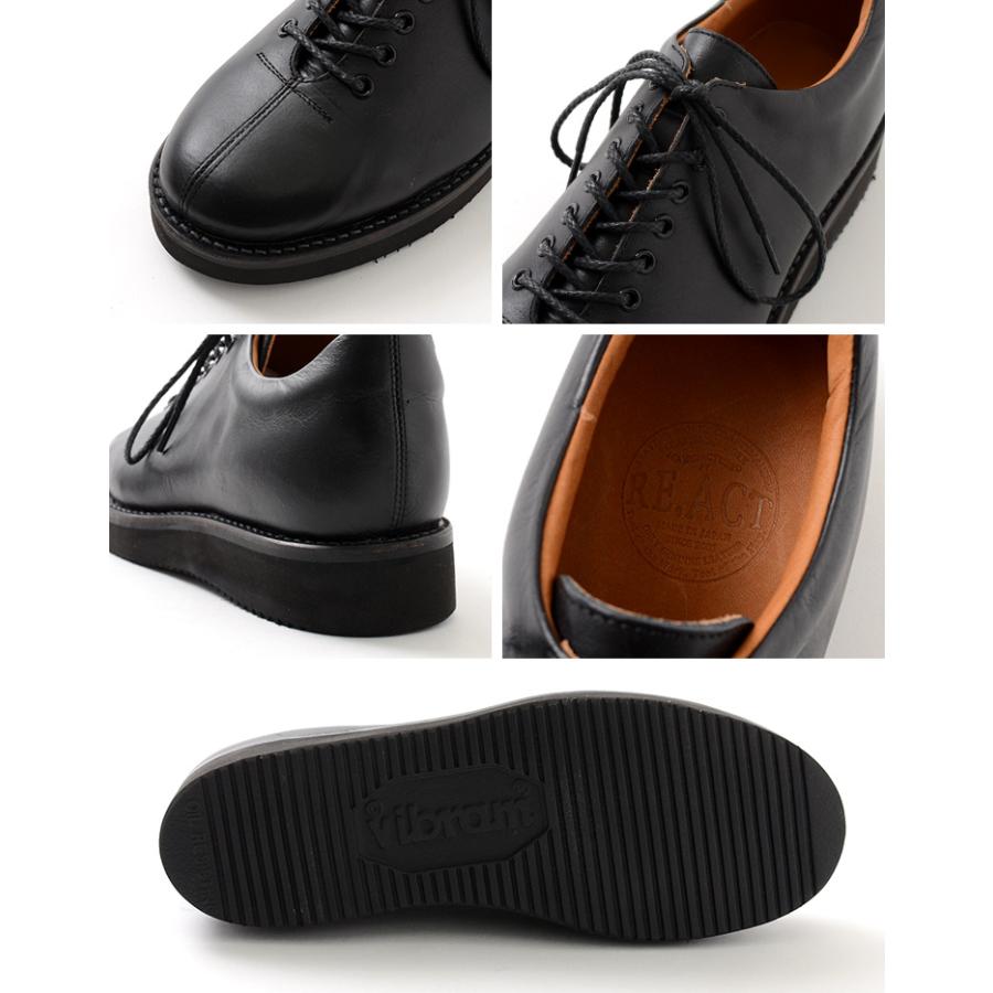 25【新品未使用】 RE.ACT（リアクト） マウンテンブーツ ロウ / ショート / レザーブーツ レザーシューズ / ビブラムソール / オイルレザー / メンズ 【2026451025】(11935円)