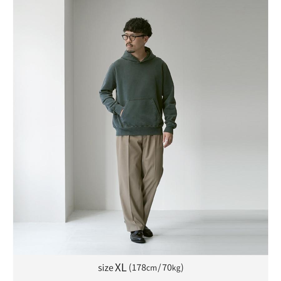 REMI RELIEF（レミ レリーフ） SP加工裏毛パーカー 無地 スウェット