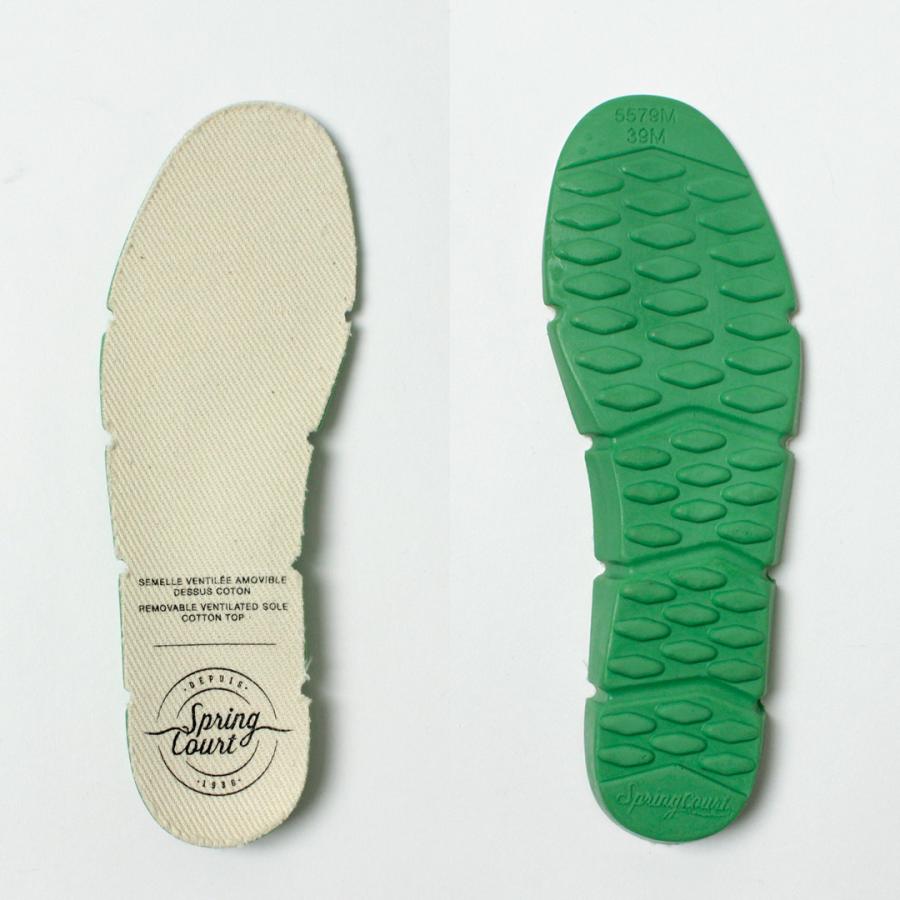 SPRING COURT（スプリングコート） G2 ローカット レザー スニーカー / メンズ ローテク G2 LOWCUT CUT LEATHERの画像