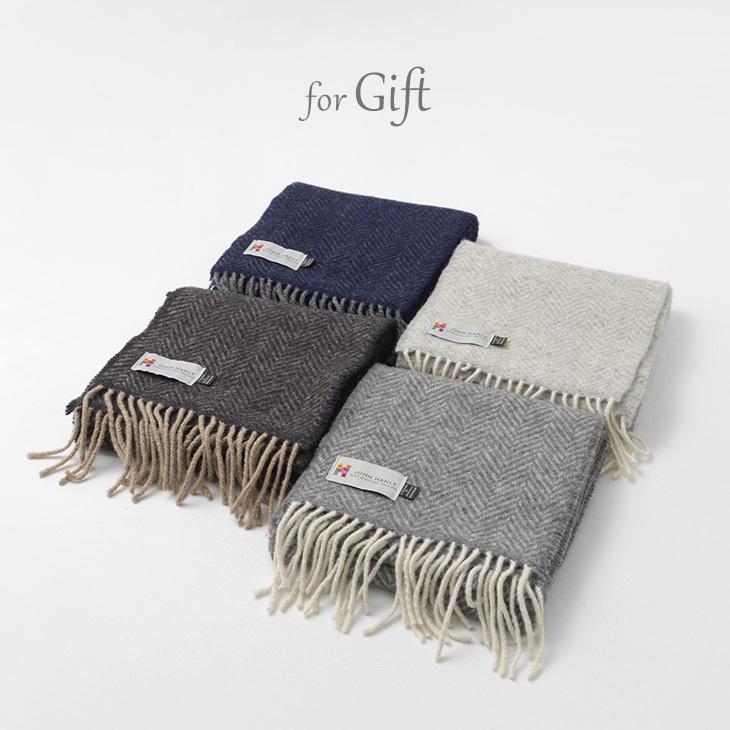 JOHN HANLY（ジョンヘンリー） メリノ カシミア マフラー